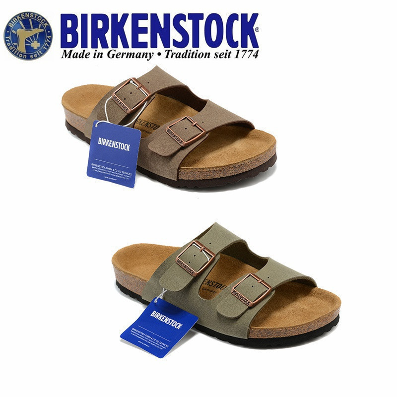 BIRKENSTOCK Birken Birken Birken Birken Birken Birken Nam / Nữ Cổ Điển Cork Đi Biển Dép Sáp Dầu Giày