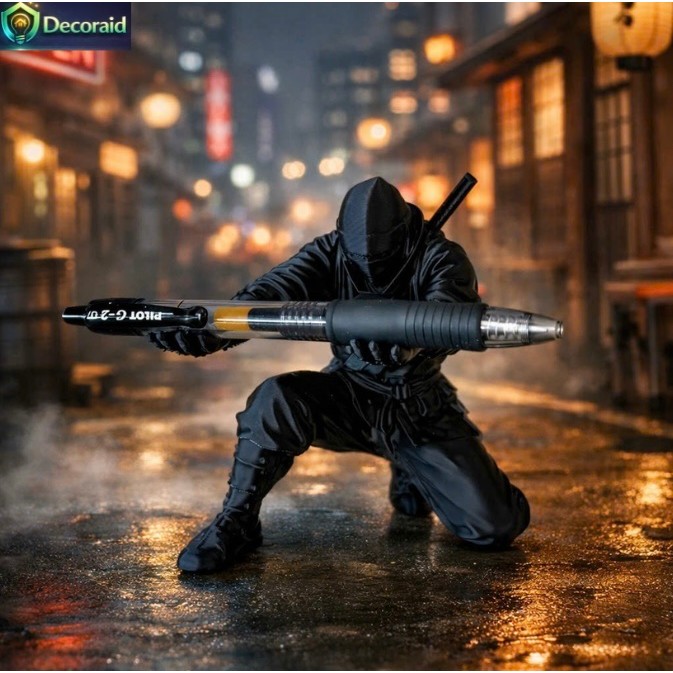 Mô hình gác bút decor bàn học, bàn làm việc, góc PC