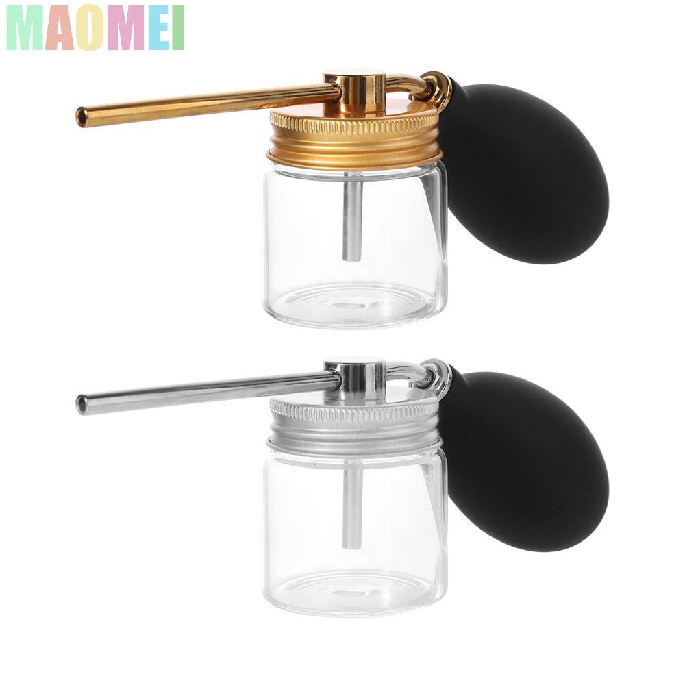 MAOMEI Hair Salon Powder Spray Bottle, Talcum Talc Fiber Powder Blower Puffer, Xịt thủy tinh Refilla