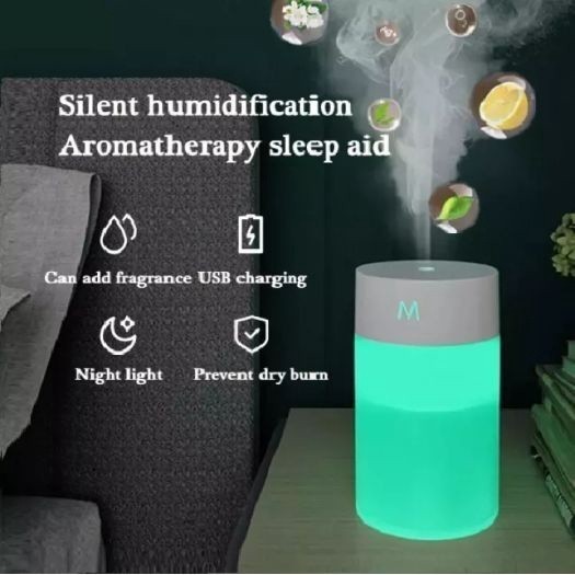 Xiaomi Air Humidifier Mini Đèn đầy màu sắcMáy Xông Tinh Dầu Tạo Độ Ẩm Máy Phun Sương 260ML