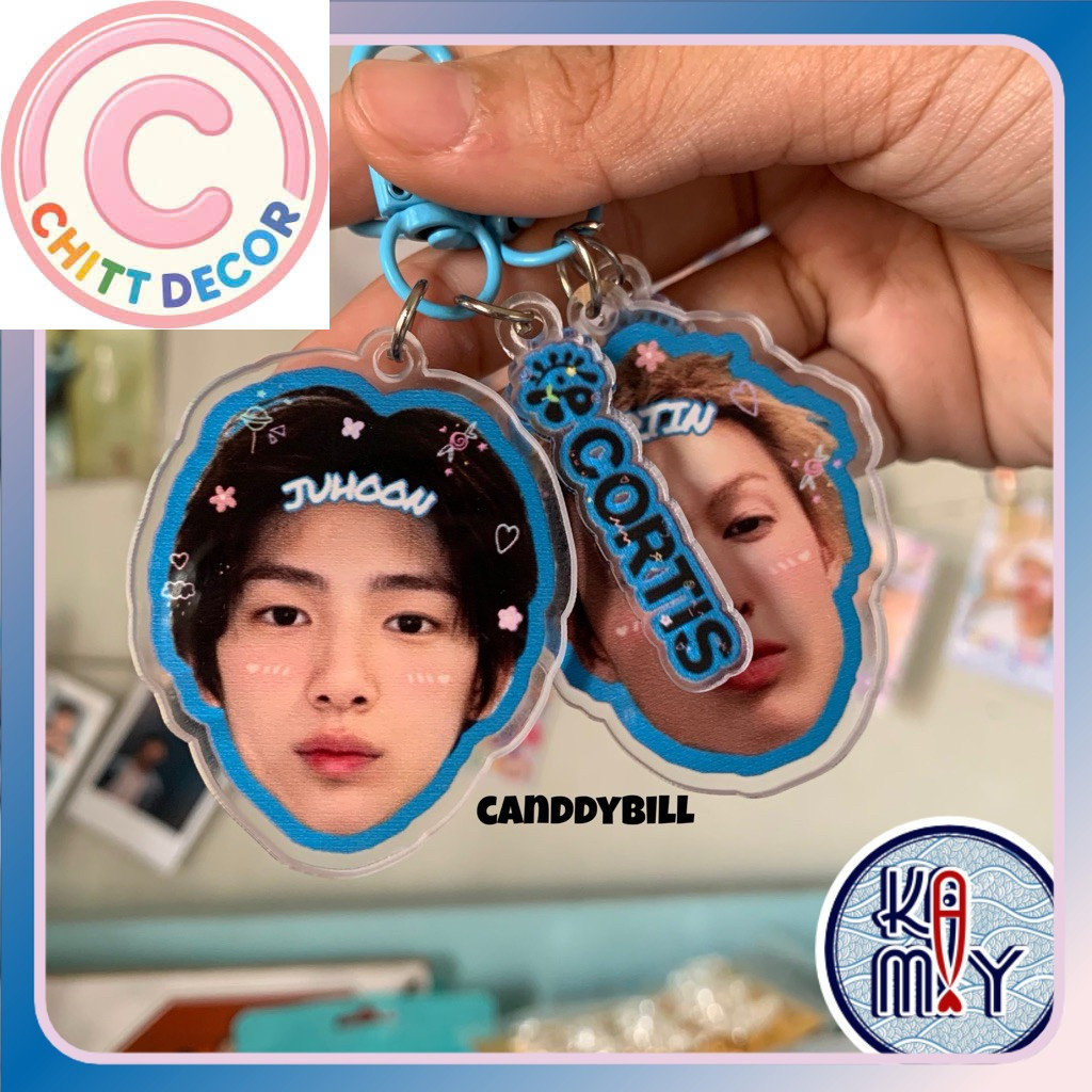 GANTUNGAN Keychain CORTIS kpop key chain accessories acrylic Keychain 2 sides kpopers