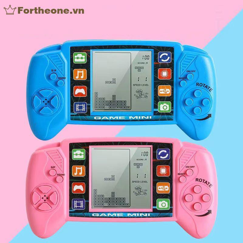 FOT 1 Mảnh Xếp Hình Hoài Cổ Tetris Máy Chơi Game Di Động Cổ Điển Cầm Tay Chơi Game Trẻ Em Giáo Dục Đồ Chơi Điện Tử VN