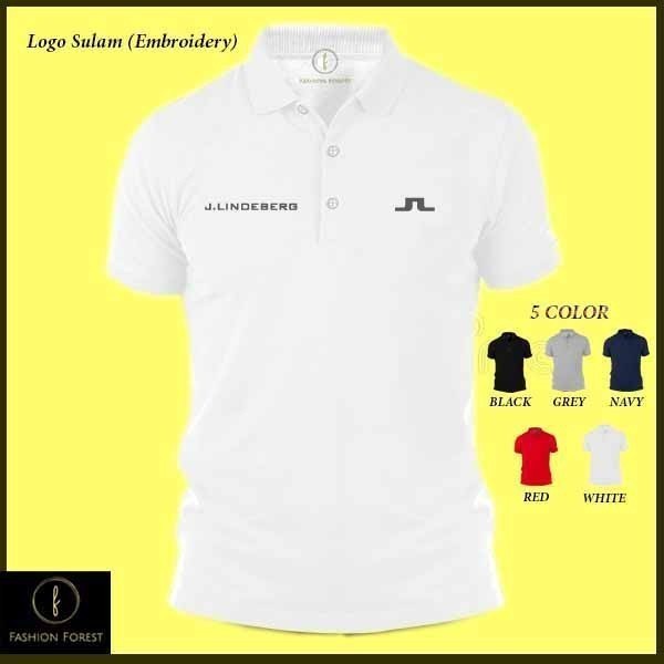 J. J. Lindeberg Áo Polo Nam Thể Thao In Hình Thời Thượng
