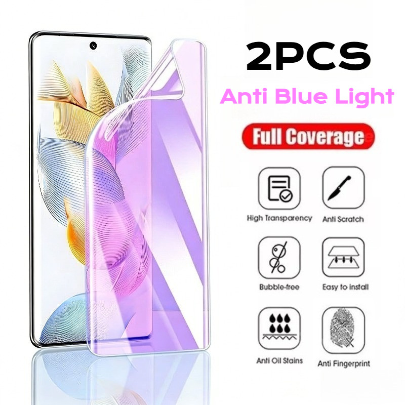 2 Chiếc HD Mềm Hydrogel Cho Oukitel C65 C60 C59 C58 Pro Chống Gián Điệp Riêng Tư Chống Ánh Sáng Xanh