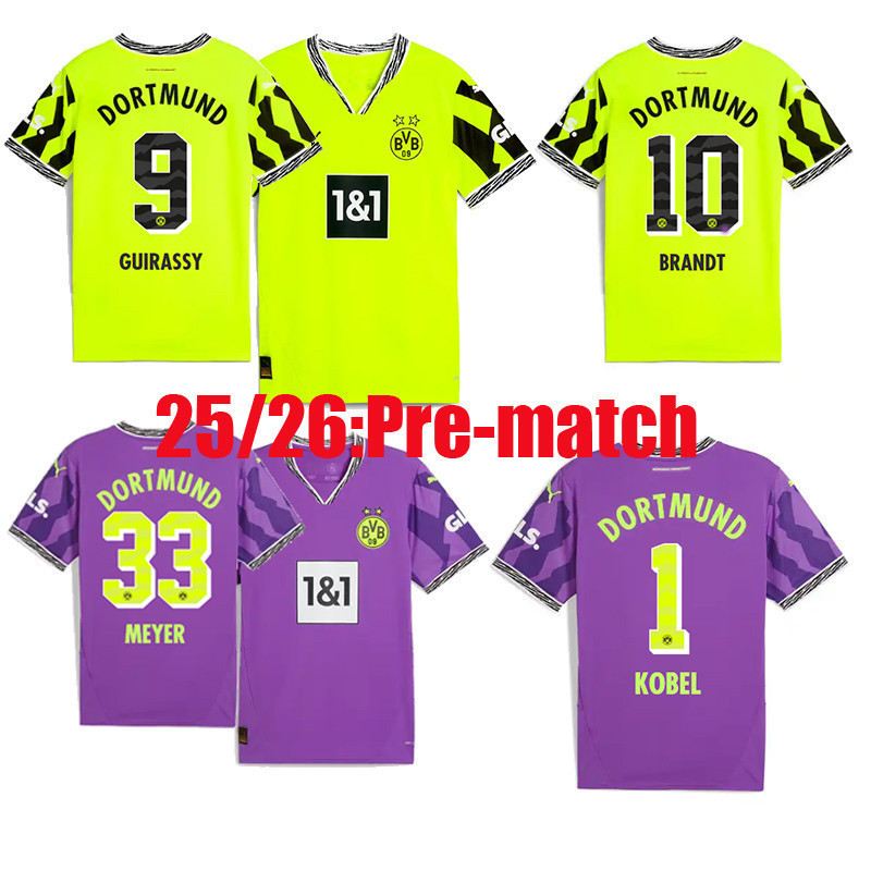 Bộ đồ bóng đá mùa giải S-XXXXL Borussia Dortmund 2025 / 2026,