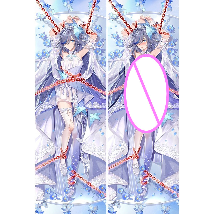 Honkai Impact 3 Fuhua Dakimakura Anime Hai Mặt In Hình Thân Gối Trang Trí
