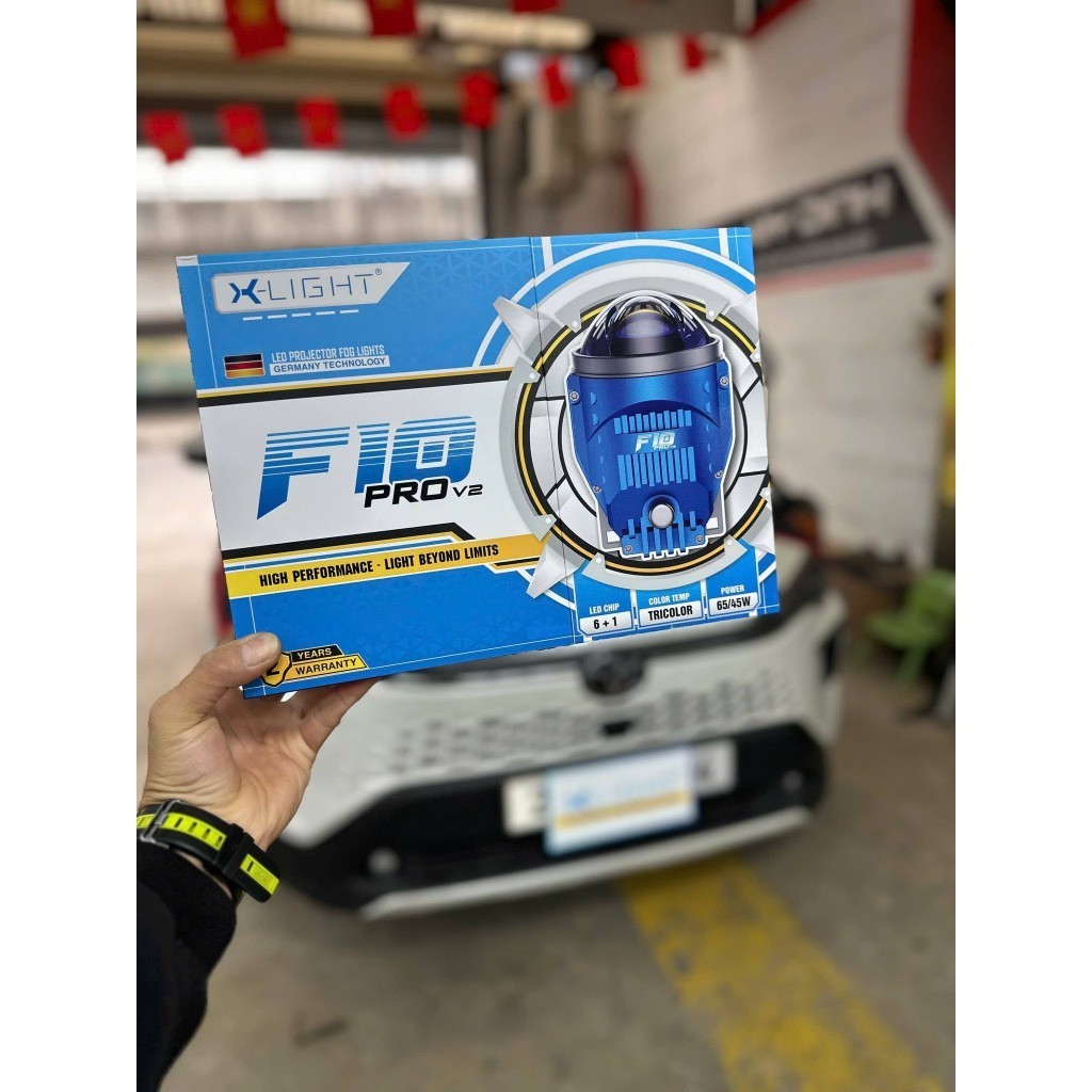 2026 Bi Led Gầm F10 Pro V2  - 3 nhiệt màu - Công suất 45/65w