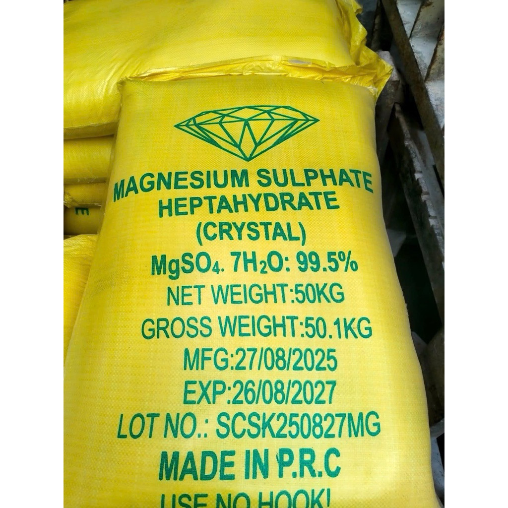 Sỉ&lẻ Hoả tốc bao 25kg mgso4,7h20 bao tháp hàng đặt riêng chất lượng cao - siêu xanh lá tốt cây