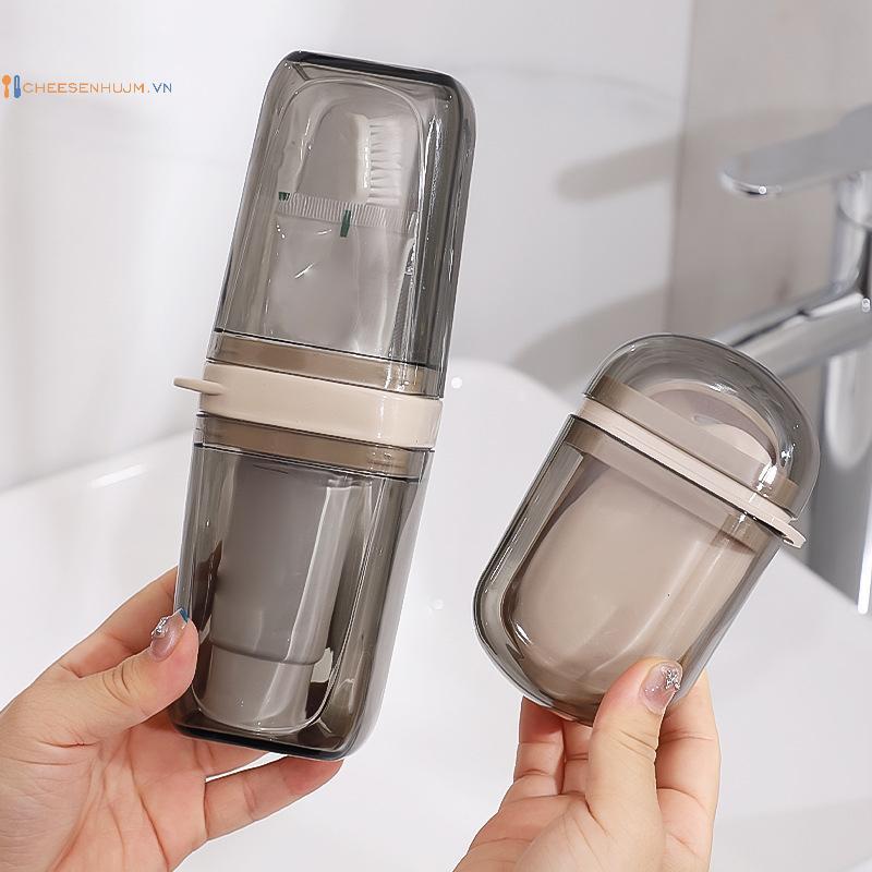 Cs 2 Cái / bộ Hộp Đựng Xà Phòng Di Động Hộp Đựng Bàn Chải Đánh Răng Nhựa Bền Du Lịch Essentials Bộ Đ