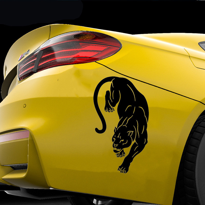 Độc đoán Panther Da Báo Dán Xe Ô Tô Tự Động Cửa Cản Cửa Sổ Xe Máy Laptop Tường Vinyl Phim Decar Xe C