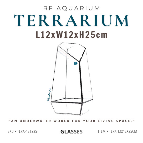 Bể Terrarium 12x12x25cm