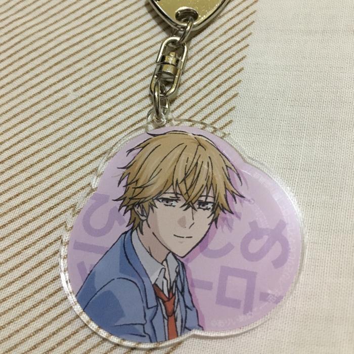 Merchandise ORI Japan Jepang Anime Hitorijime My Hero Asaya Hasekura Acrylic Keychain Gantungan Kunc