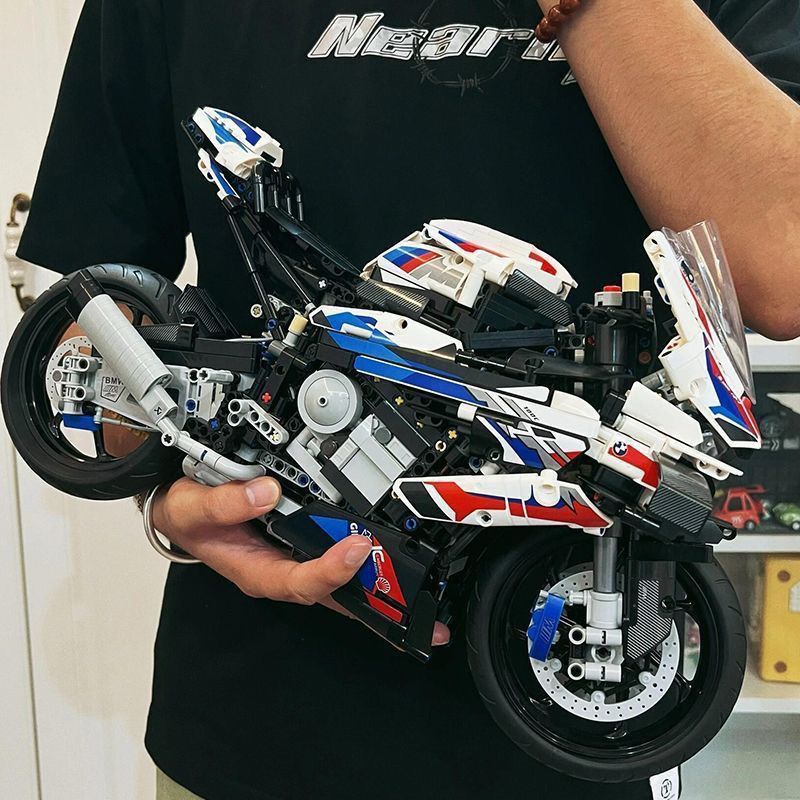 Đồ Chơi Lắp Ráp Xe Mô Tô BMW M1000RR Tương Thích Lego - Mô Hình Trang Trí Quà Tặng Cao Cấp