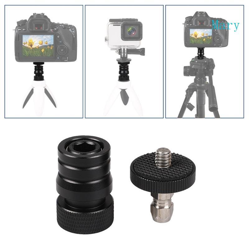 Mary Tripod Nhỏ Ballhead Gimbal Camera Chân Máy Gắn Chân Đế 1 4 Lỗ Vít Có Thể Tháo Rời Ballhead Cho 