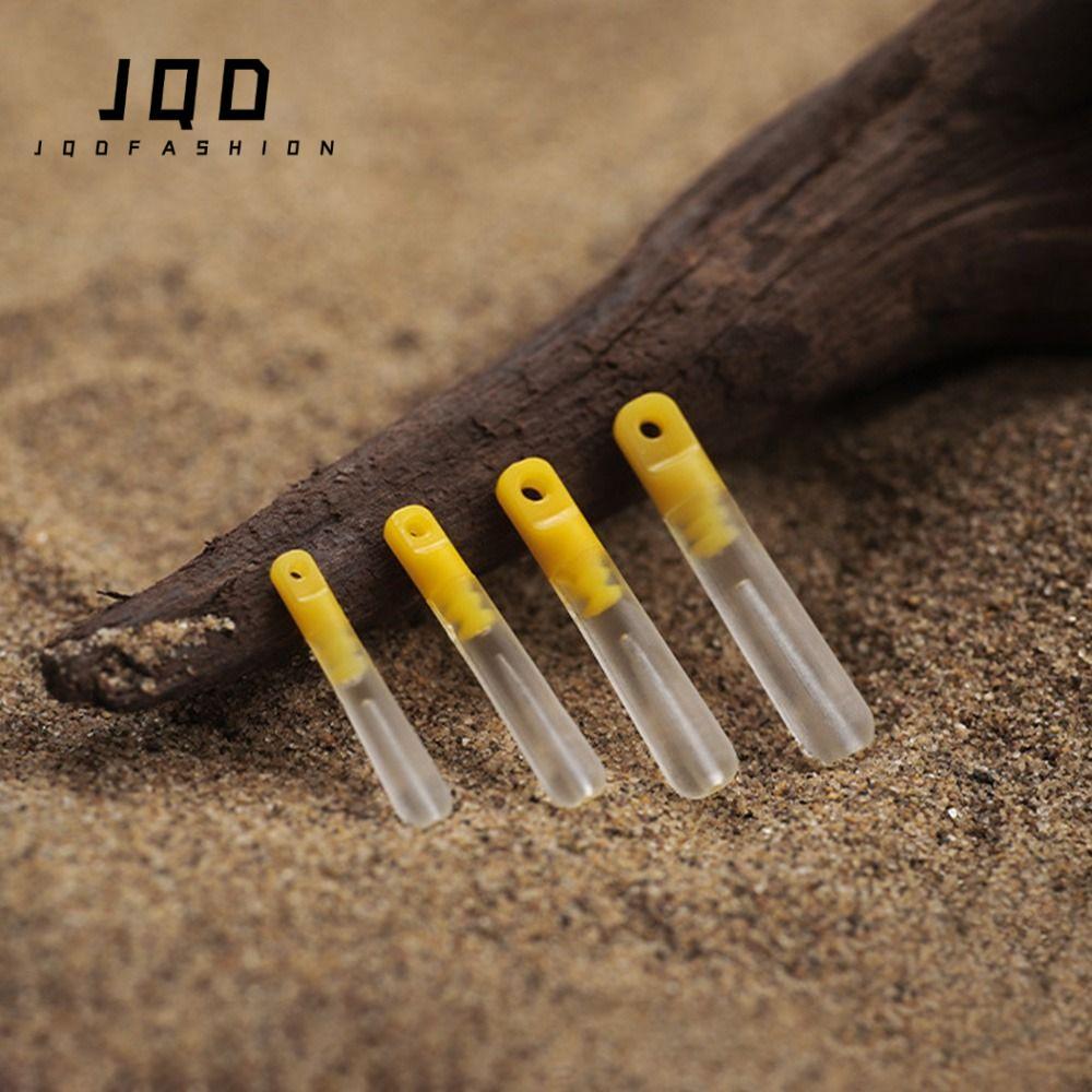 JQD 50 Cái / lốc Bánh Răng Câu Cá Khối Thời Trang Bobber Silicone Bobber Xoay Xoay