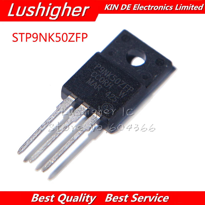 10 STP9NK50ZFP TO-220F STP9NK50 TO220 P9NK50ZFP TO-220