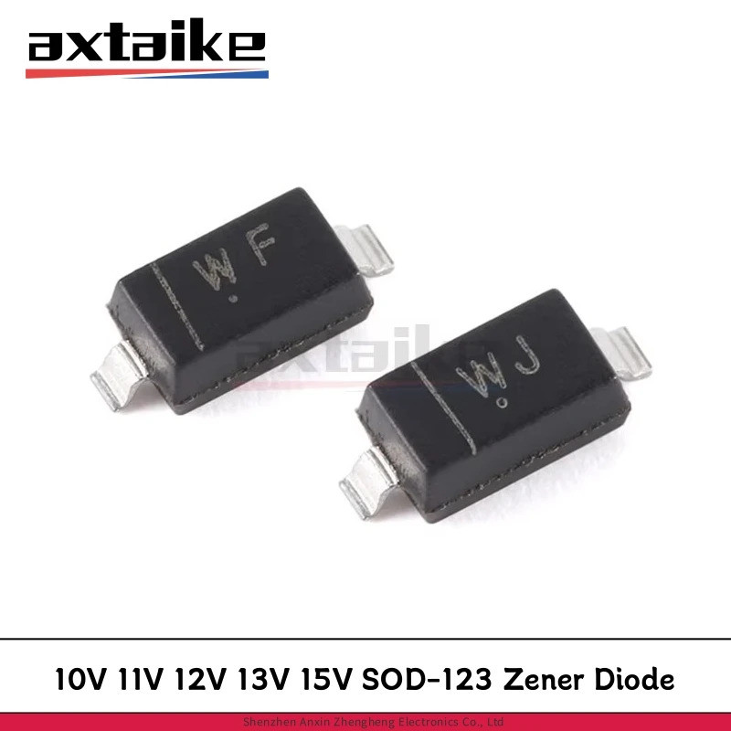 100 CÁI BZT52C10 10V WF BZT52C11 11V WG BZT52C12 12V WH BZT52C13 13V WI BZT52C15 15V WJ SOD-123 1206