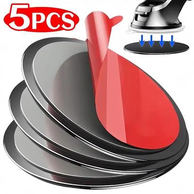 HdoorLink 1-5 Chiếc Miếng Dán Điện Thoại Đa Năng Ô Tô Hút Cốc 8CM Tự Dính Miếng Dán Đĩa Đế Cho GPS Giá Đỡ Điện Thoại