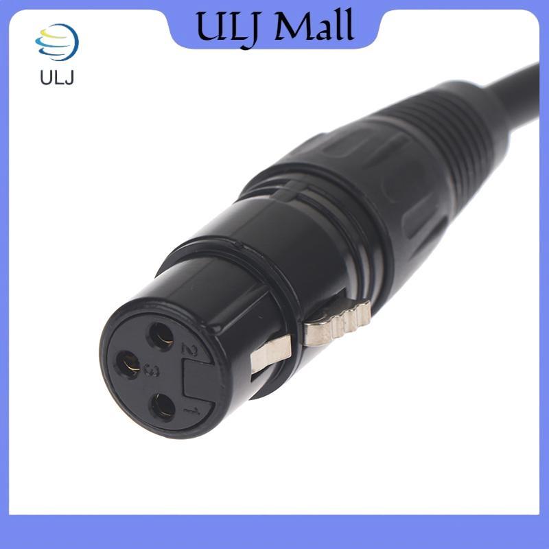 ULJ DMX 3-PIN DMX512 Cáp Nam Đến Nữ Đèn LED PAR Sân Khấu Dây Tín Hiệu DMX Thiết Bị Dj DMX512 Dòng Tí