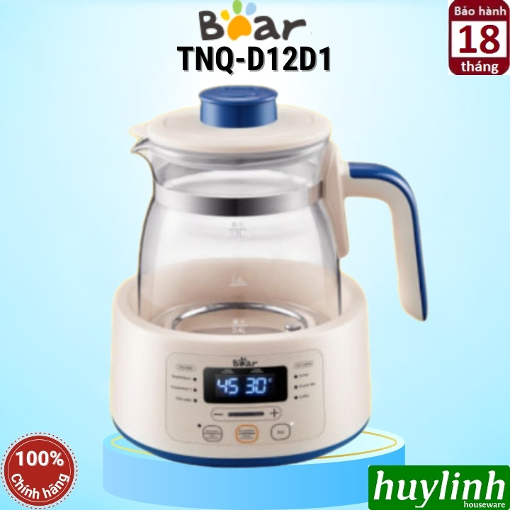 Máy đun nước - hâm sữa cho bé Bear TNQ-D12D1 - 1.2 lít - Tiếng Việt