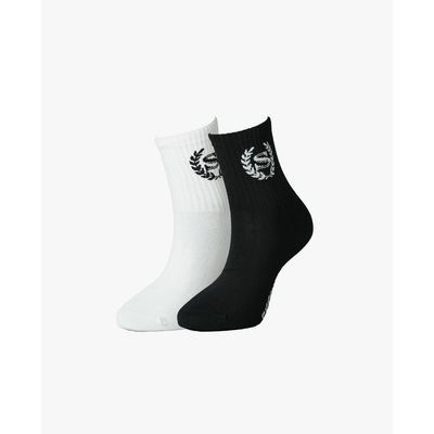 SKECHERS - Set 2 vớ nam cổ cao phối logo_L425M039-05TA