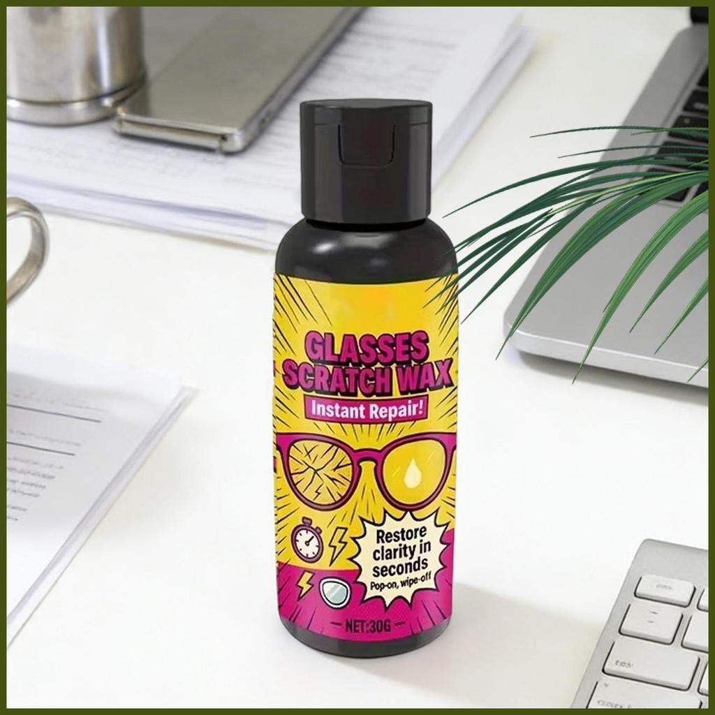 Glass Scratch Repair 30ml Glass Scratch Coating Liquid với Sponge Eyeglass Repair Kit cho gương chiế