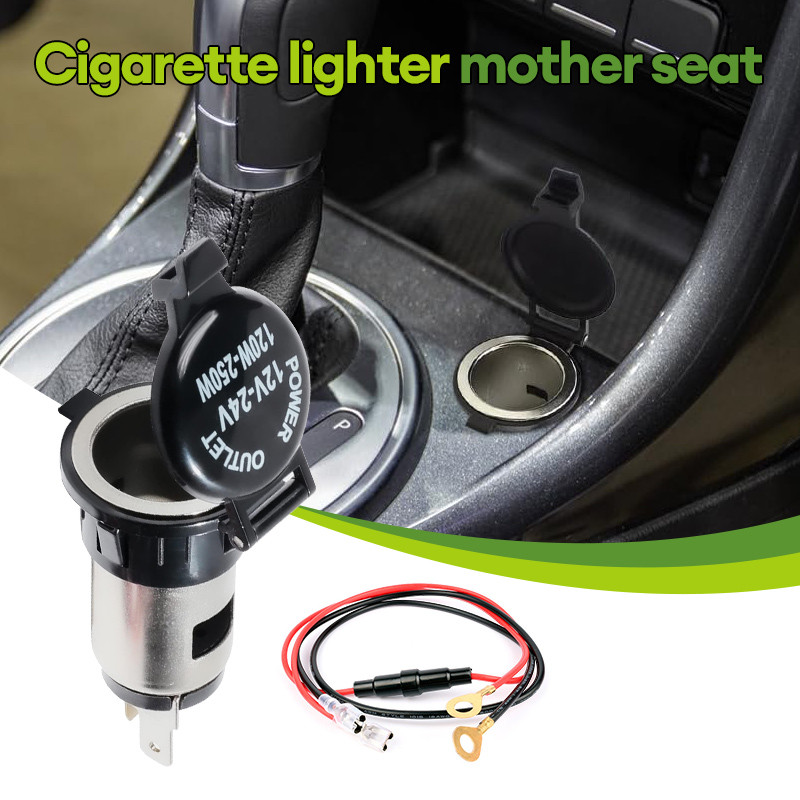 Xe hơi Bật lửa Đầu nữ Xe hơi Nguồn điện Sửa đổi Chống nước Ổ cắm Bật lửa