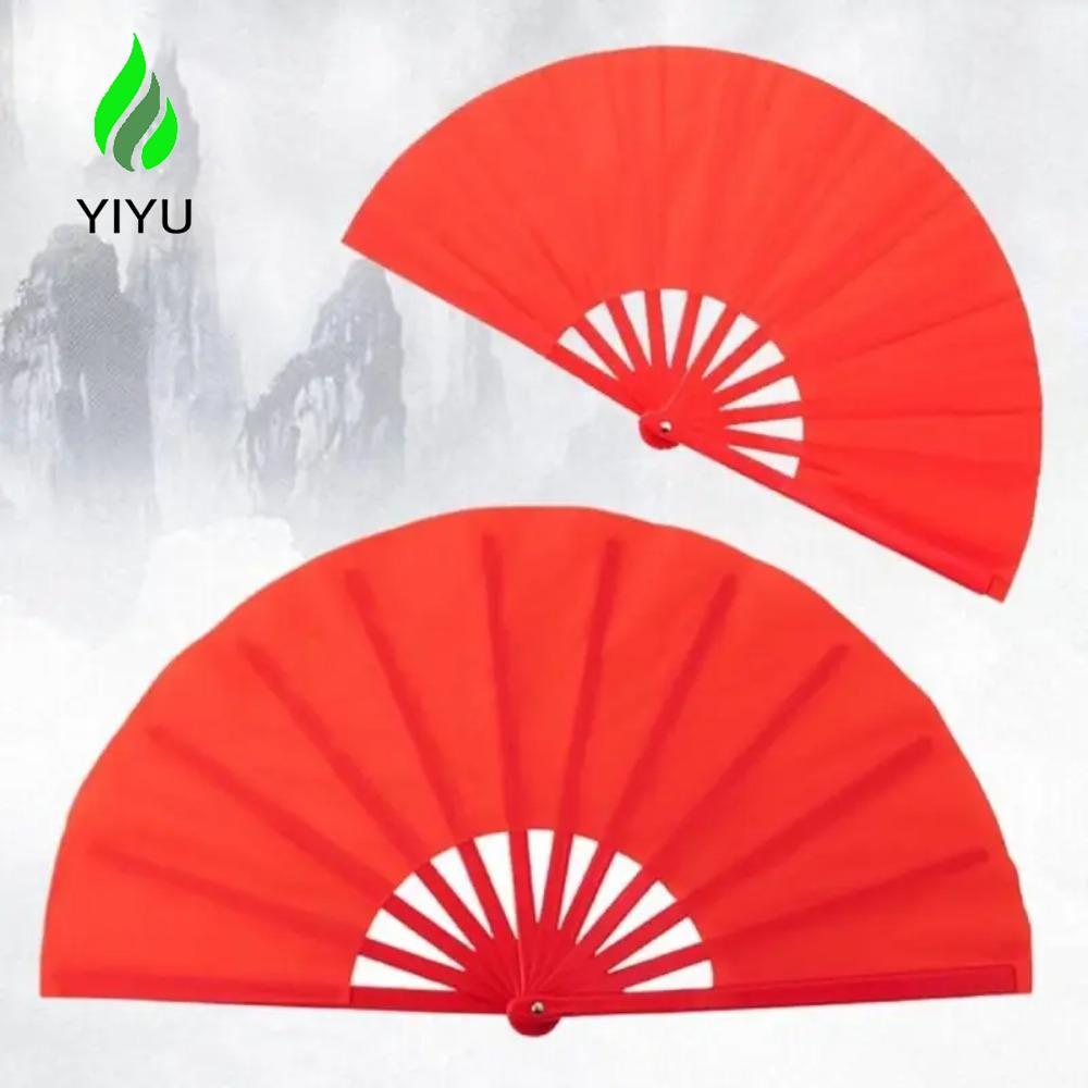 Quạt YIYU Kung Fu, Quạt Xương Nhựa Cổ Điển 8 Inch, Sản Phẩm Võ Thuật DIY Di Động Bền Tai Chi Fan Dan