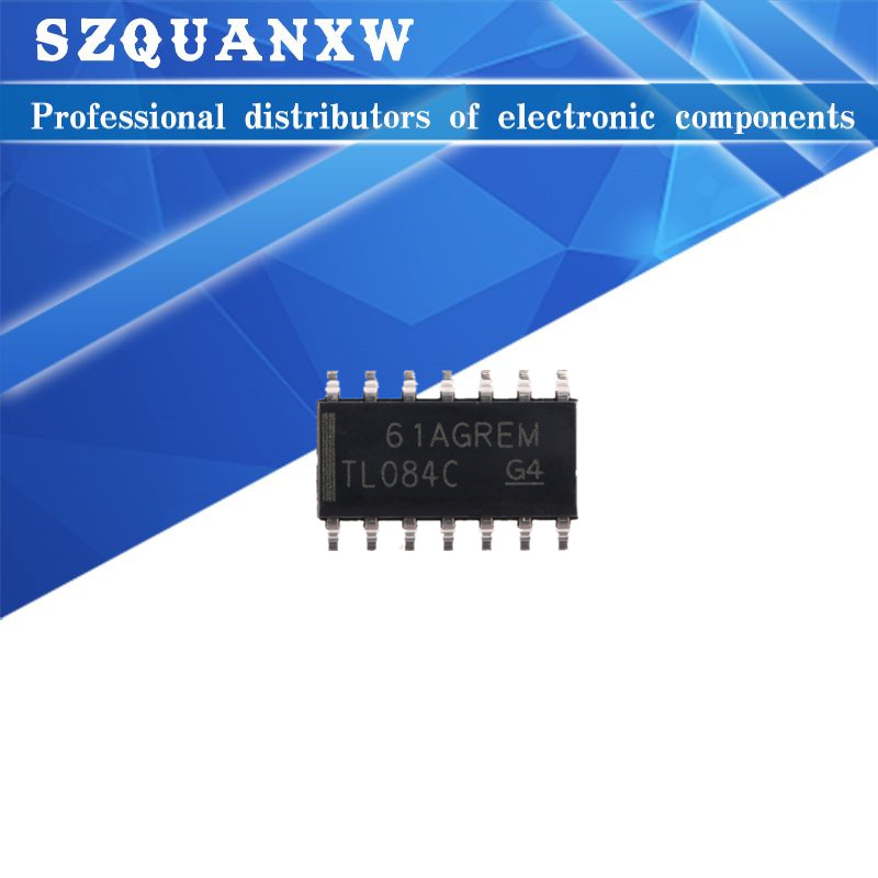 10 CÁI TL084CDT SOP14 TL084 SOP 084C SMD TL084CDR SOP-14 TL084C IC mới và nguyên bản