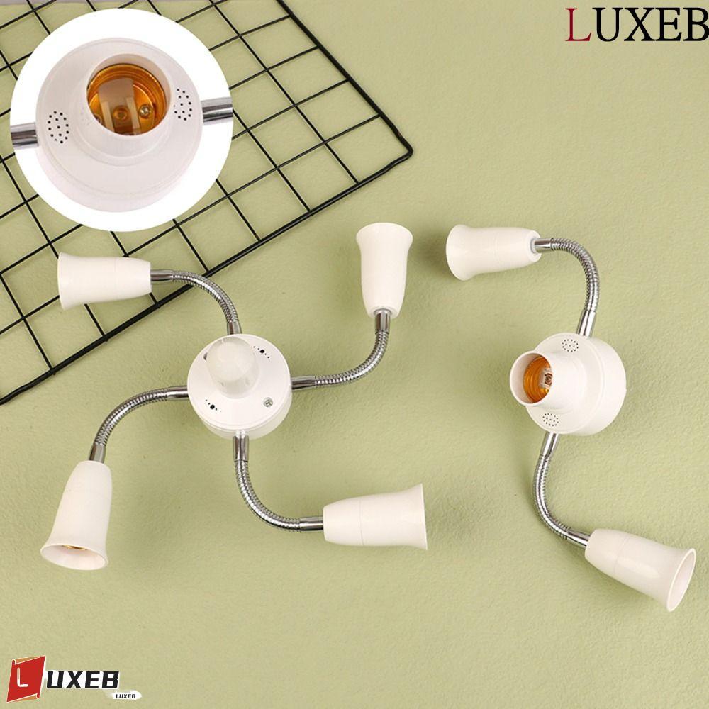 Bộ chia ổ cắm đèn LUXEB E27, Bộ chuyển đổi bóng đèn Bộ chuyển đổi giá đỡ đèn E27 linh hoạt, E27 sang