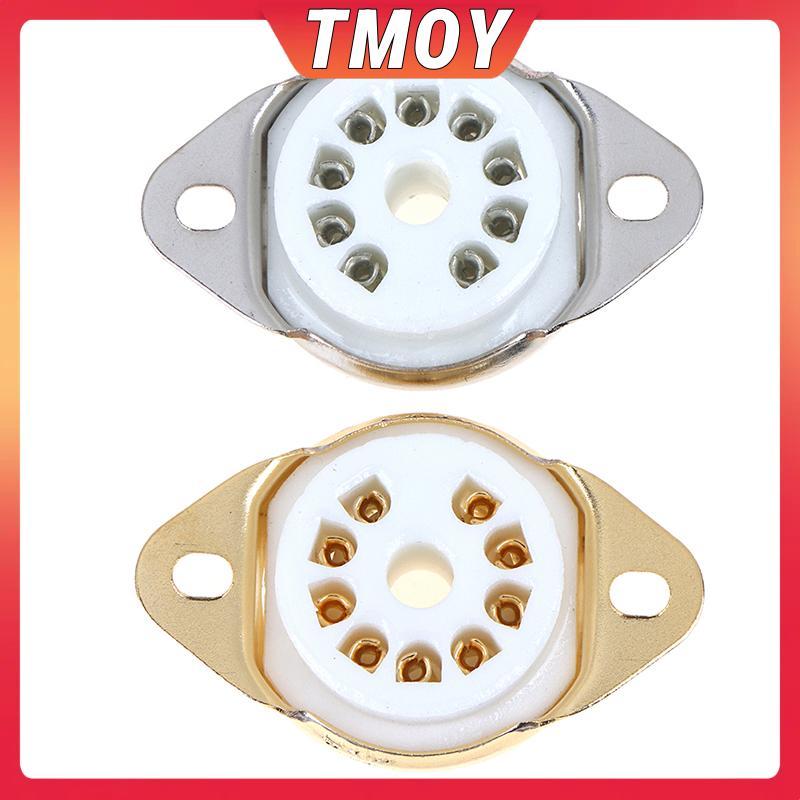 TMOY 9pin Gốm Ống soets Van Đế Cho 6DJ8 12AX7 ECC83 B339 CV492 TMOY