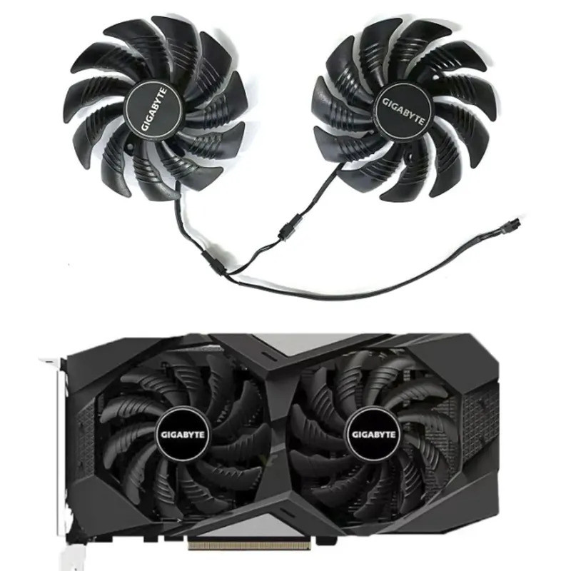 Quạt GPU phong cách mới HL 85MM3PINPLD09210S12HHGTX1650, Thích hợp để làm mát Card đồ họa SUPER Giga