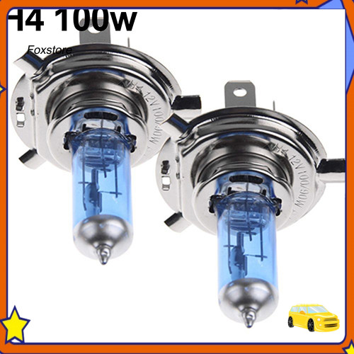 [Fx] 2 Chiếc H1 / H4 / H7 55W / 100W Xenon Gas Halogen Đèn Trắng 12V 5000K Bóng Đèn