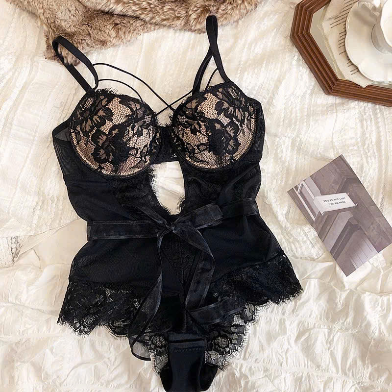 Z6612 [ĐỒ LÓT GỢI CẢM PHONG CÁCH LIỀN THÂN SIÊU ĐỆM MÚT NÂNG QUẢ] Nội Y Ren Kèm Đai Eo Điểm Nhấn Quyến Rũ NHIỀU MÀU SEXY | BigBuy360 - bigbuy360.vn