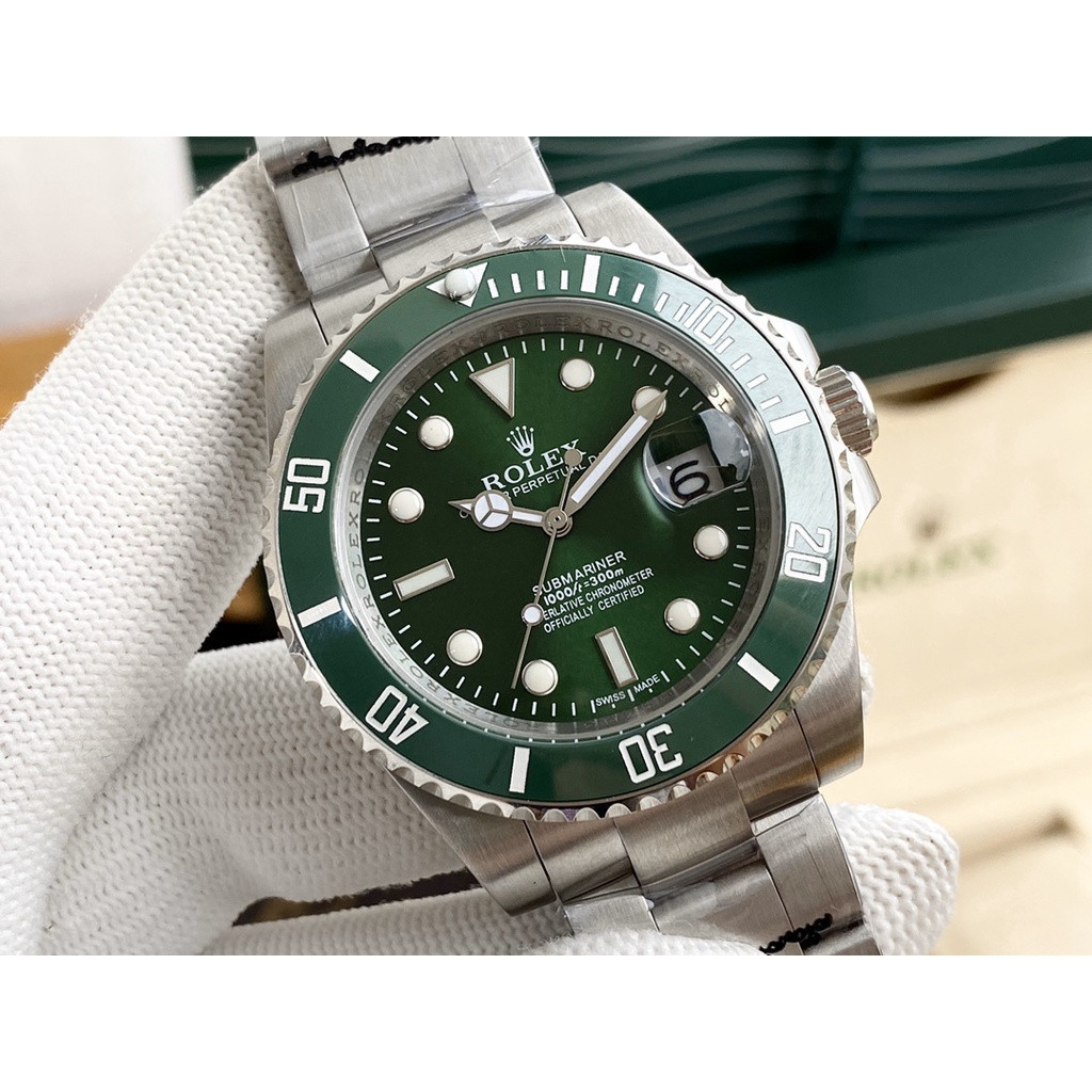 Đồng hồ QCPA 2026AAARRo le xsa _ 40mm Đồng hồ LEGO Watch 【 Authentic 】 Đồng hồ cơ ma nước xanh Mẫu n