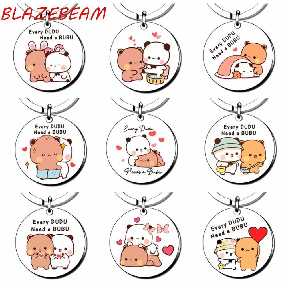 Móc chìa khóa BLAZEBEAM Bubu Dudu, Gấu trúc và Gấu Mọi Dudu đều cần Mặt dây chuyền Bubu Bubu Dudu, M