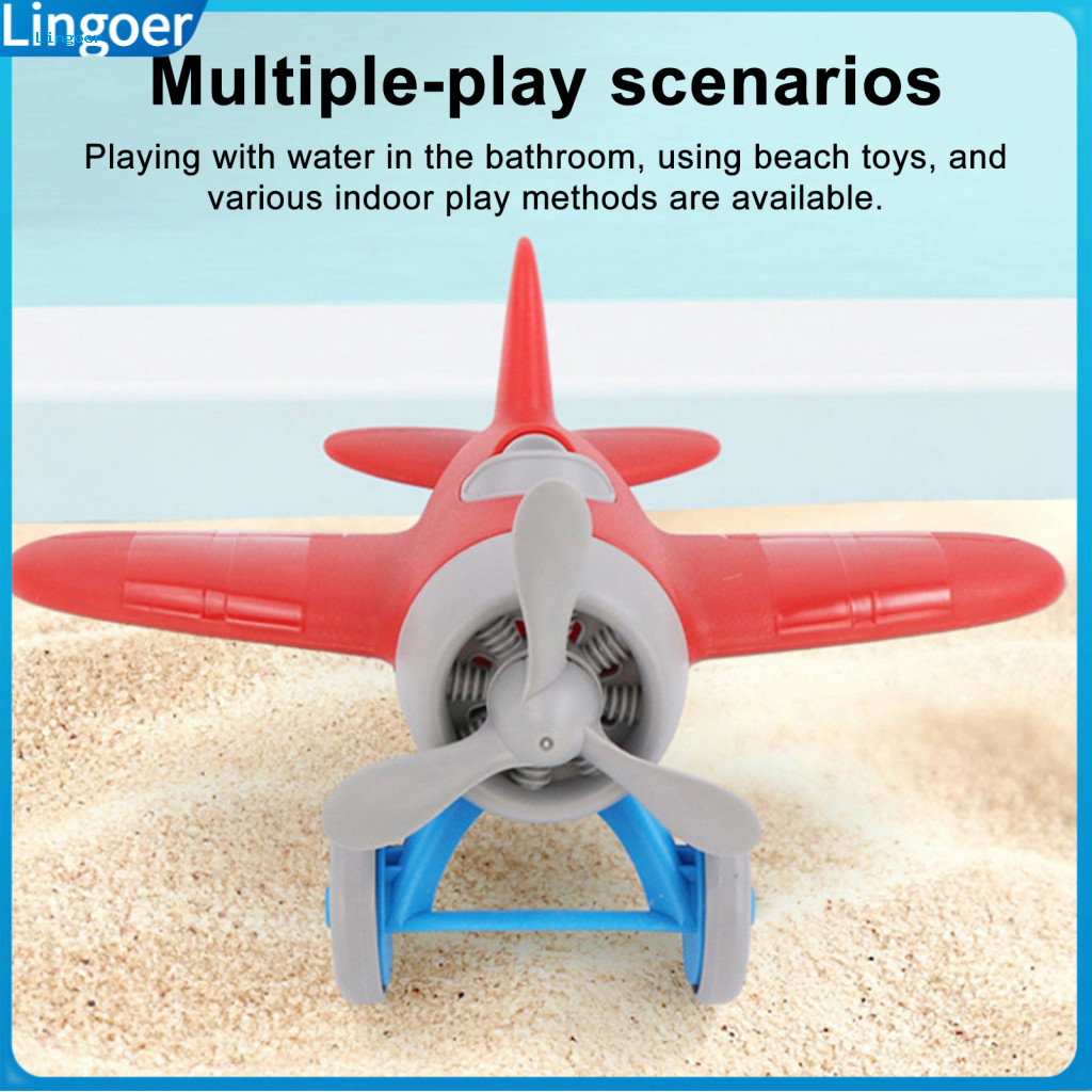 Lingoer| Mô hình máy bay đi biển Mô hình máy bay trẻ em Mô hình cánh quạt Máy bay Đồ chơi mô hình ch
