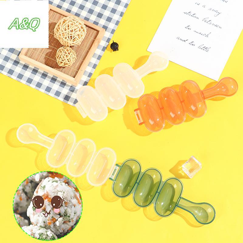 AQ Baby Rice Ball Mold Shakers Trang trí thực phẩm Trẻ em Bữa trưa DIY Sushi Maker Mold VN