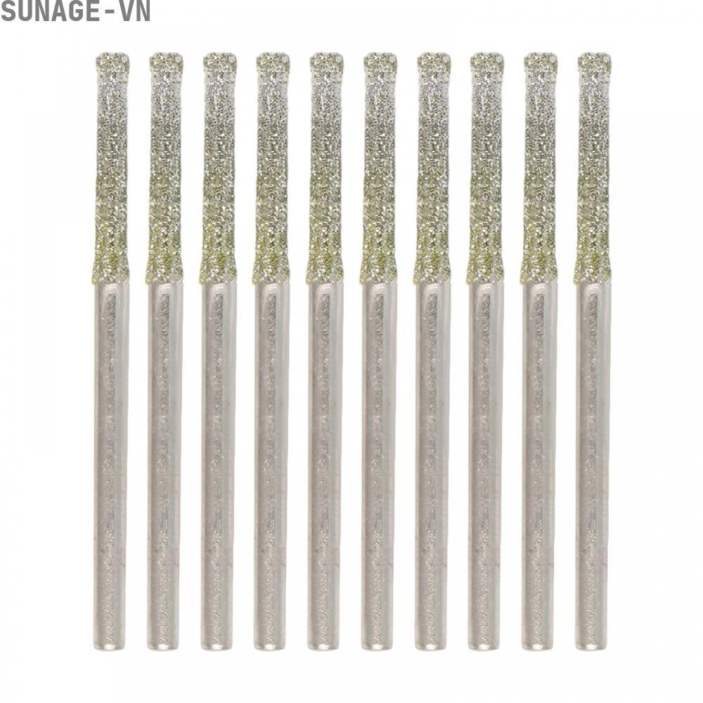 【SUNAGE】Drill Bit 0.8mm Drill Bit 1.5mm Drill Bit 2.0mm Drill Bit Amber Glass Drilling【HOT Fashion】