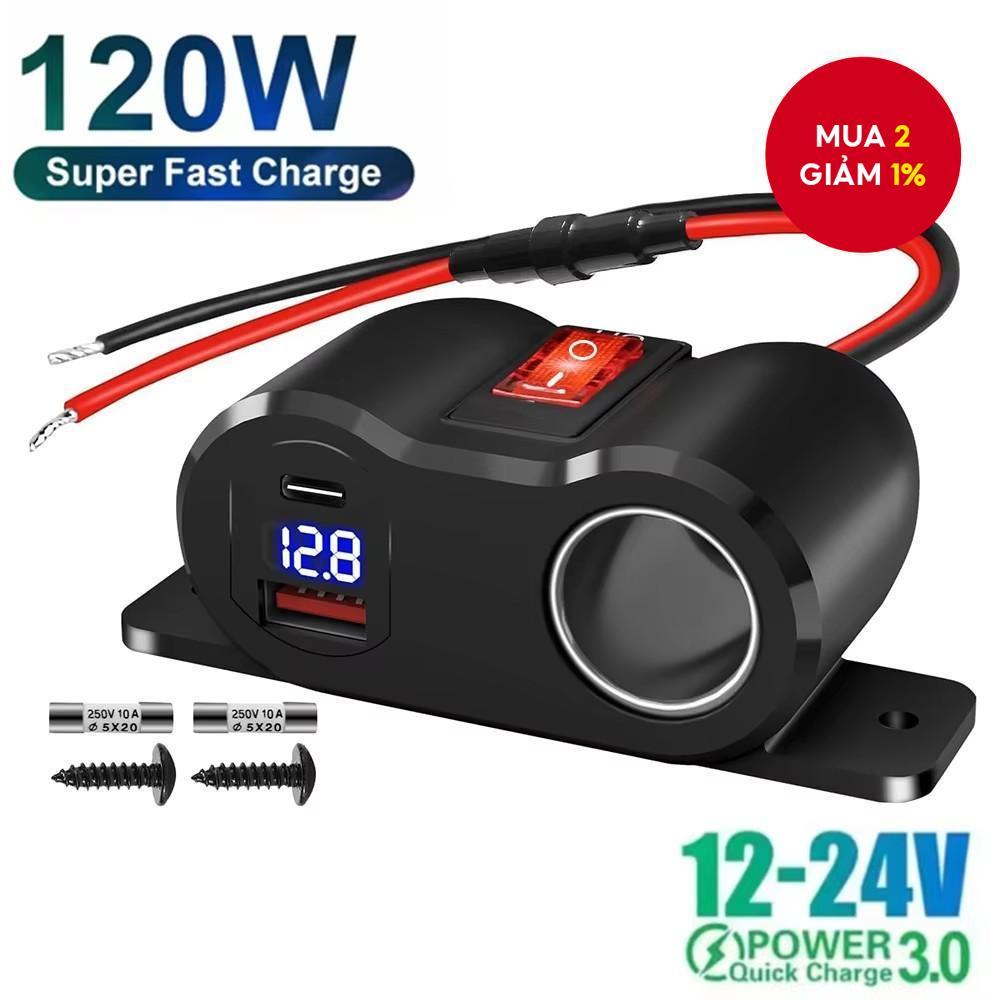 Ổ chia ổ cắm QC3.0 & PD3.0