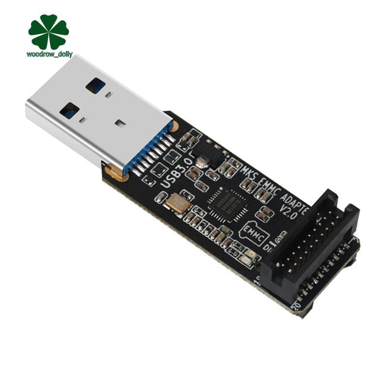 Dành Cho MKS EMMC-ADAPTER V2 Đầu Đọc Thẻ USB 3.0 Cho MKS EMMC Module Micro-SD TF Card MKS Pi MKS SKI