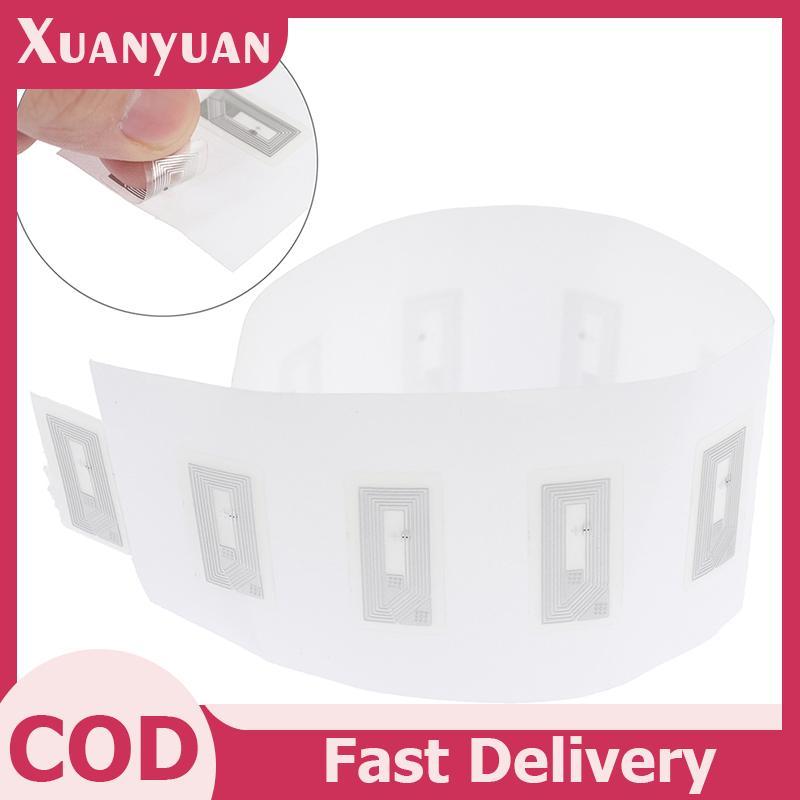 XUAN 100 Chiếc NFC Chip Ntag213 Miếng Dán Ướt Inlay 2 * 1cm 13.56 MHz RFID NTAG213 Thẻ Nhãn VN