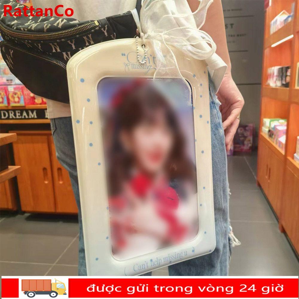 Giá đỡ Photocard RATTANCO, Vỏ bảo vệ hình ảnh khổng lồ của thần tượng Hàn Quốc, Vỏ thẻ PVC đầy màu sắc A4