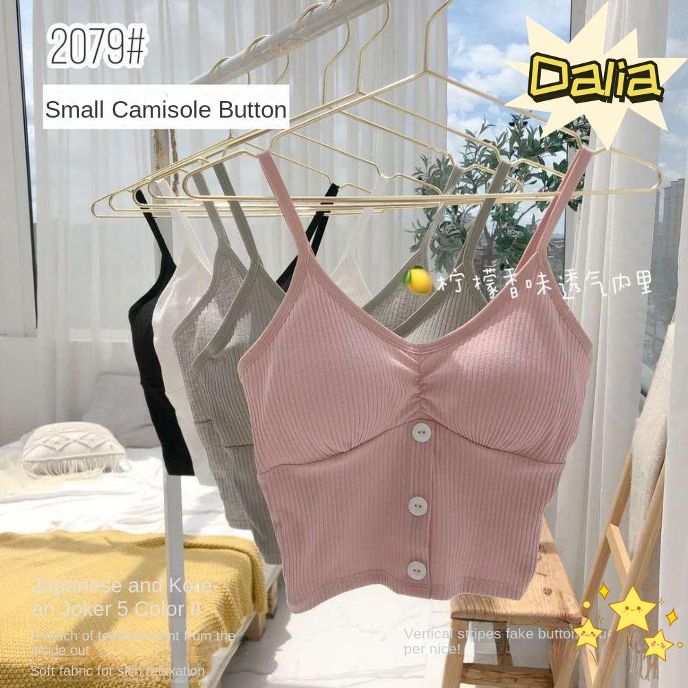 DALIA Tank Top Nữ từ Cotton, Áo Vest Quấn Ngực và Crop Top