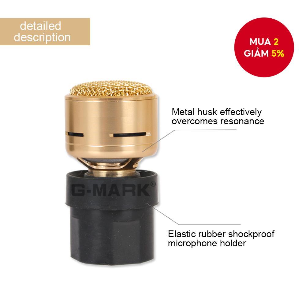 Micro không dây động G-MARK 48kHz Độ nét cao Không ồn Độ nhạy đa hướng