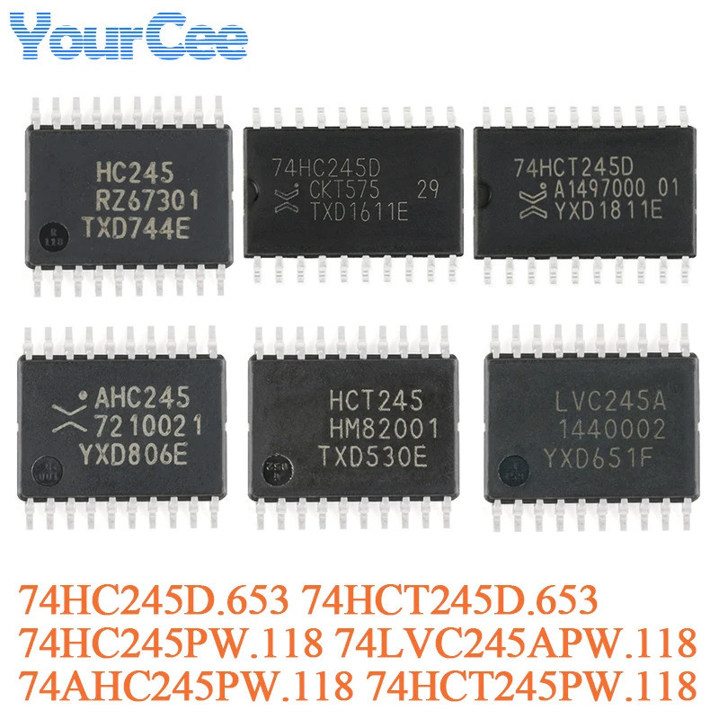 20 Cái / 10 Chiếc 74HC245PW, 118 TSSOP-20 74HC245PW HC245 Đầu Ra Ba Bang Tám-Bus Bộ Thu Phát Logic C