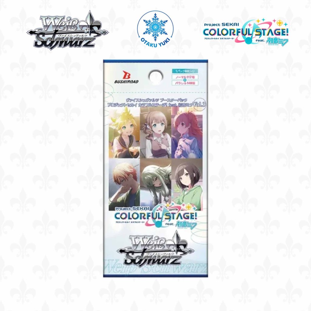Gói Thẻ Pack Card Project Sekai Colorful Stage feat. Hatsune Miku Vol.3 Booster Pack (Weiss Schwarz)