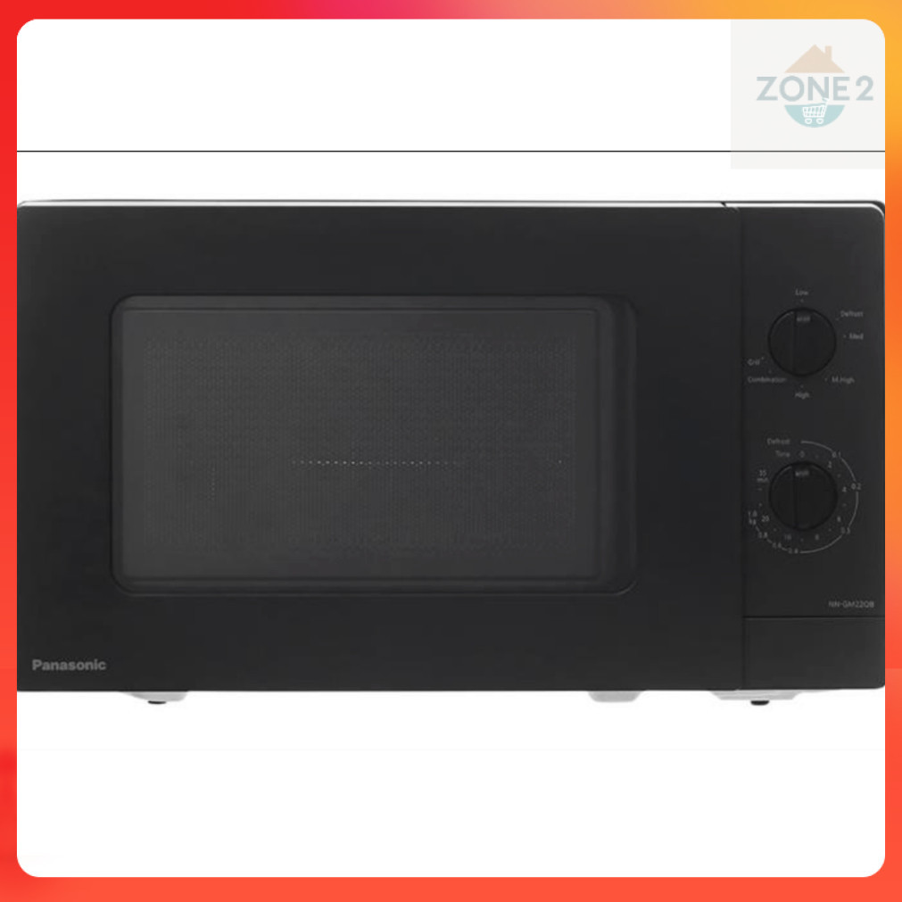 [ Chính Hãng ] Lò vi sóng có nướng Panasonic NN-GM22QBYUE (20 L) – Công suất 1000 W – Bảo hành  12 t