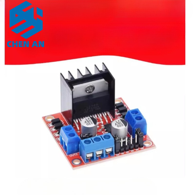 L298N Dual H-Bridge DC & Stepper Motor Driver Mô-đun điều khiển tốc độ cho xe thông minh Robot CHEN 