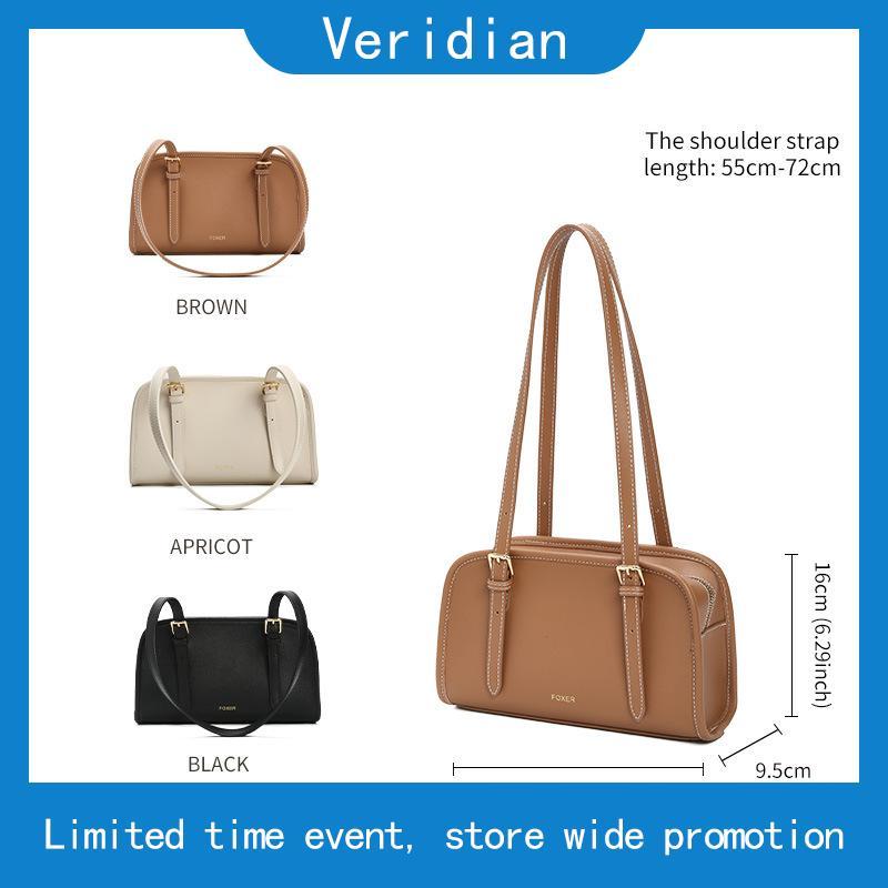 MOSSDOOM Renee Bag Túi đeo vai Boston da PU thời trang và đa năng